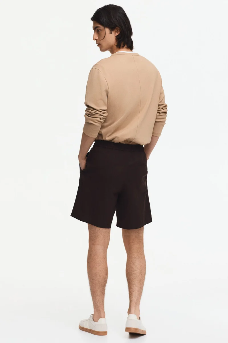 H&M  Regular Fit Linen-blend shorts for Men | Best Price UAE